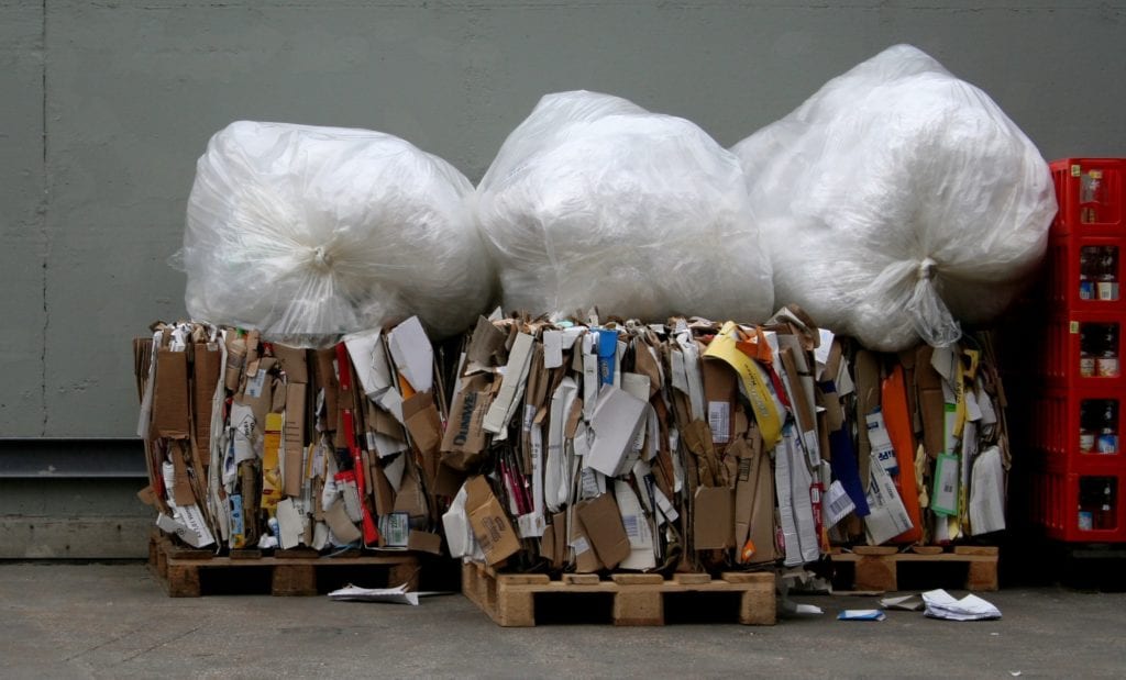 cardboard recycling London