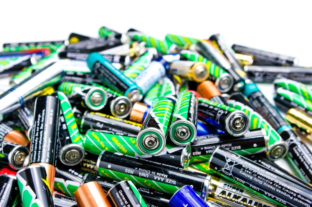 are batteries hazardous waste materials