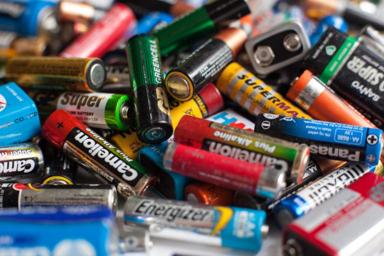 are batteries hazardous waste