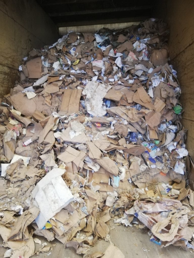 cardboard recycling oxford