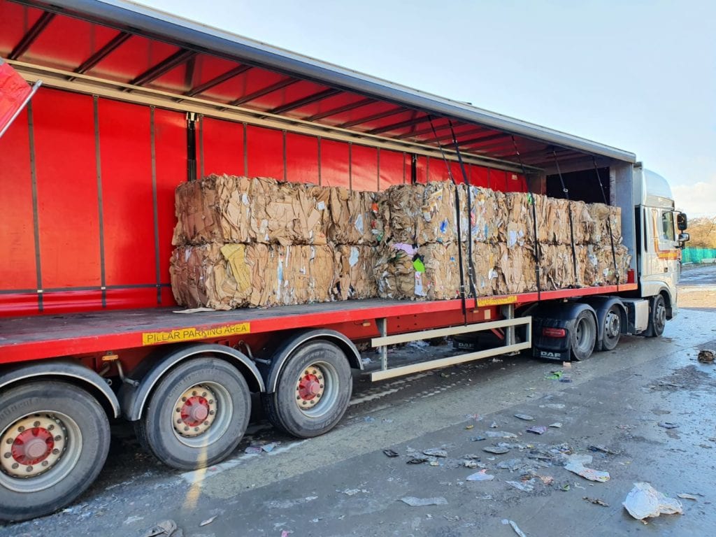 cardboard recycling essex