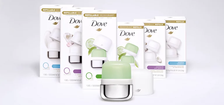 dove refillable packaging