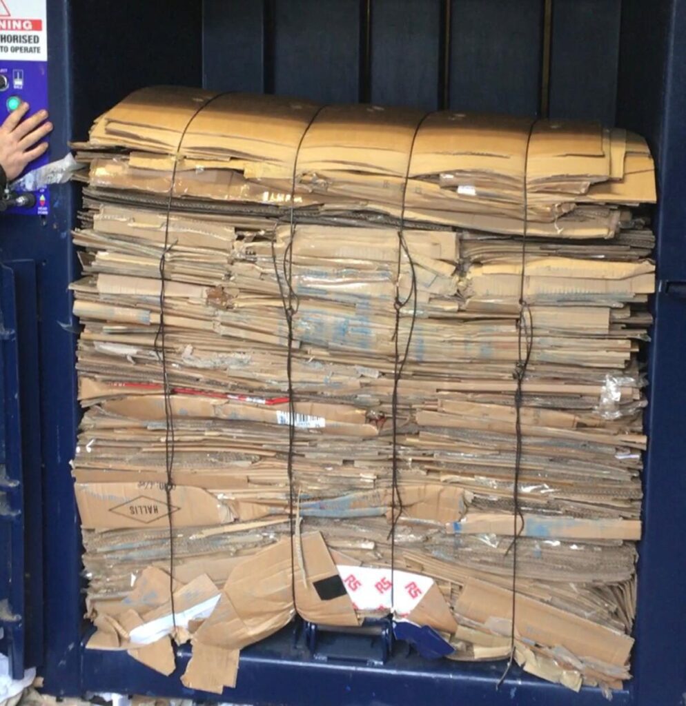 cardboard recycling northamptonshire